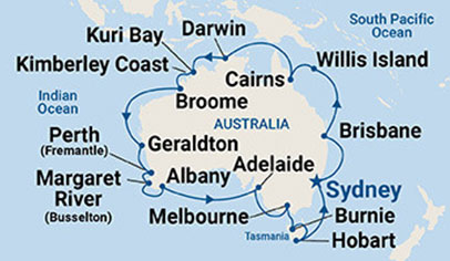 around australia princess cruises